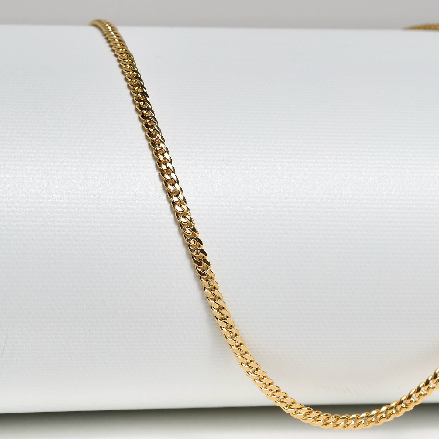 14K Hollow Gold Cuban Chain – 22”