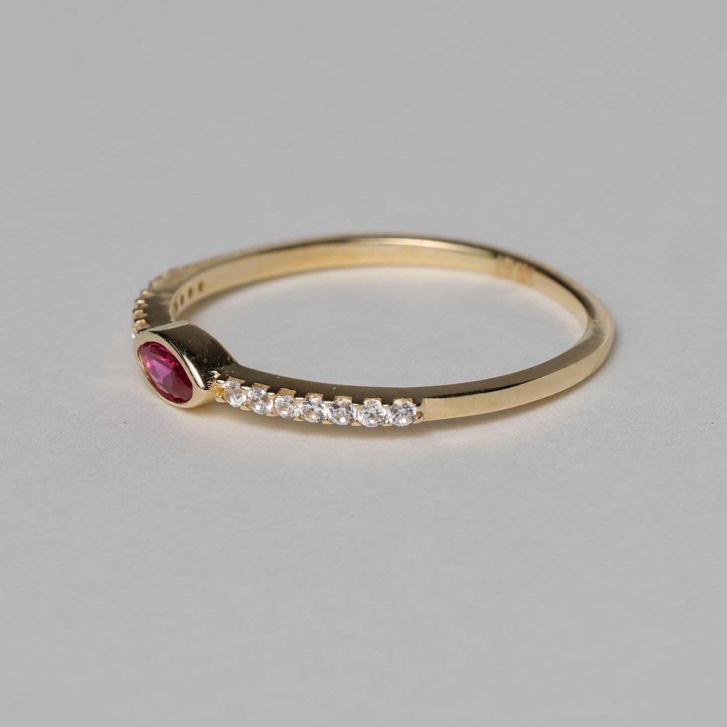 Ruby Radiance Ring Set