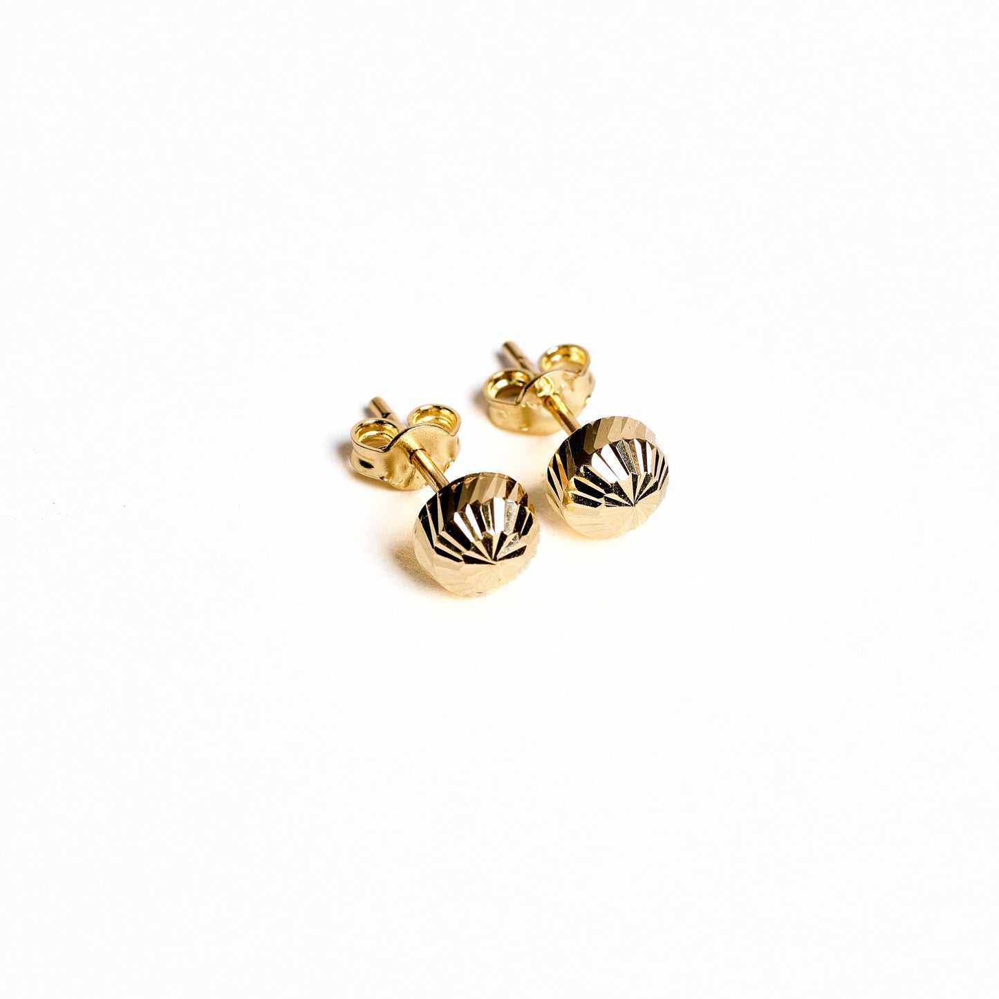Golden Shell Studs