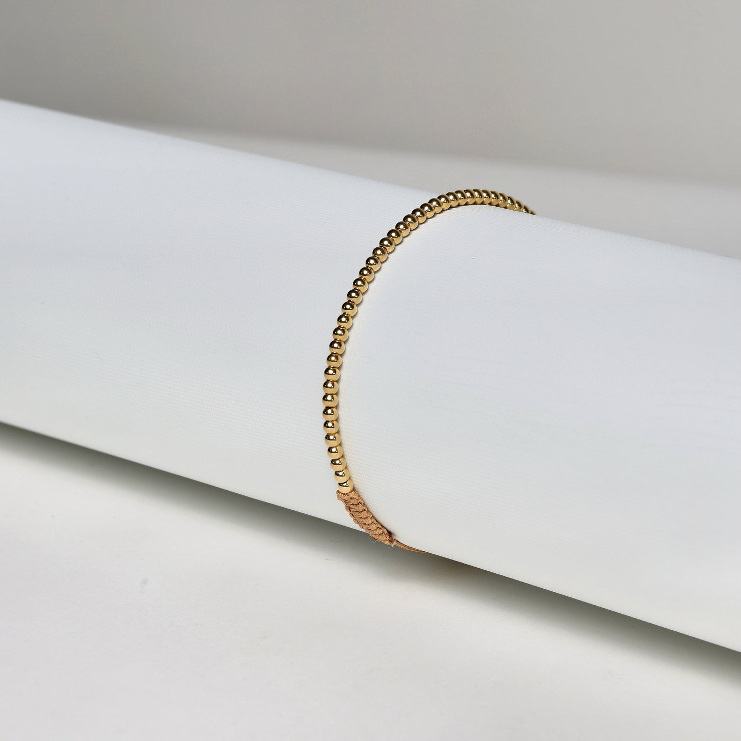 Golden Harmony Beaded Bracelet