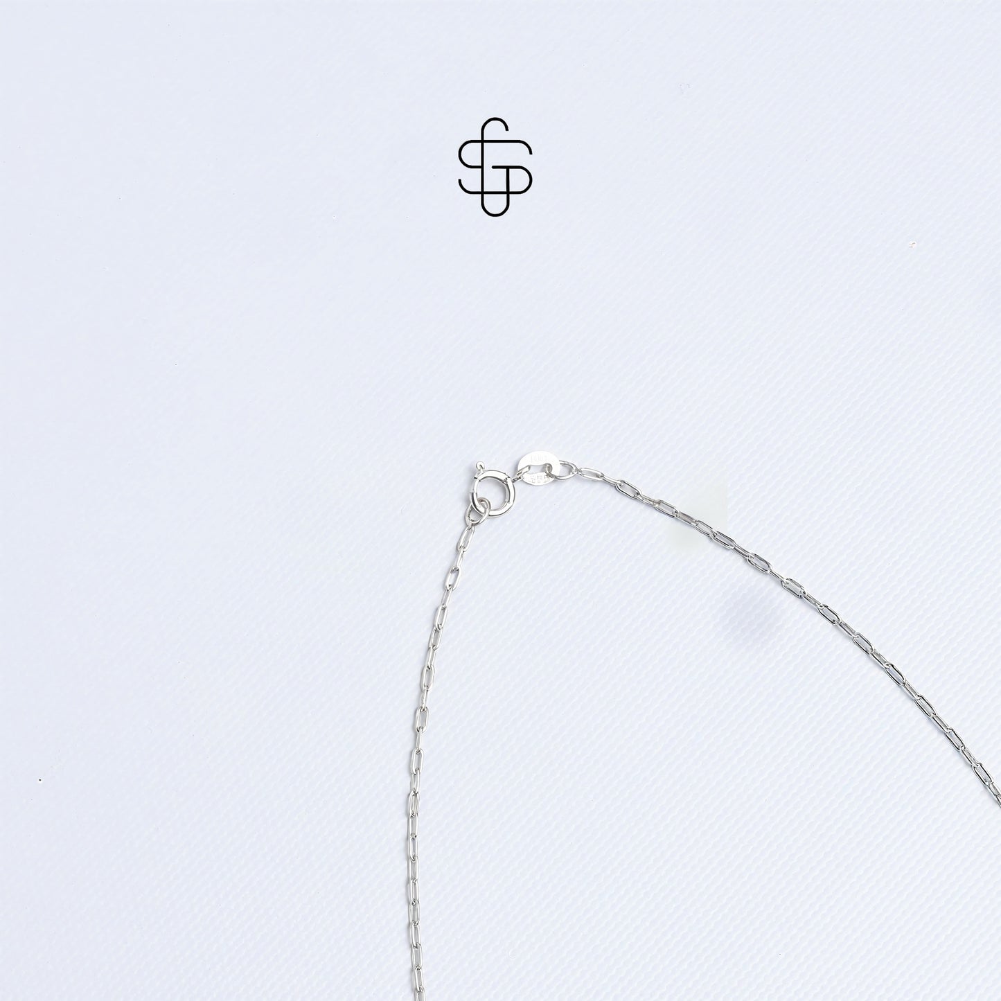 Eternal Grace: 14K White Gold Necklace with Lab Diamond